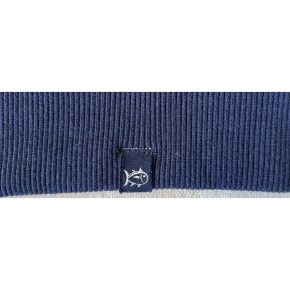 Southern Tide Men's Samson Peak Bomber Jacket Fleece XXL Blue Full Zip Preppy - Picture 7 of 8